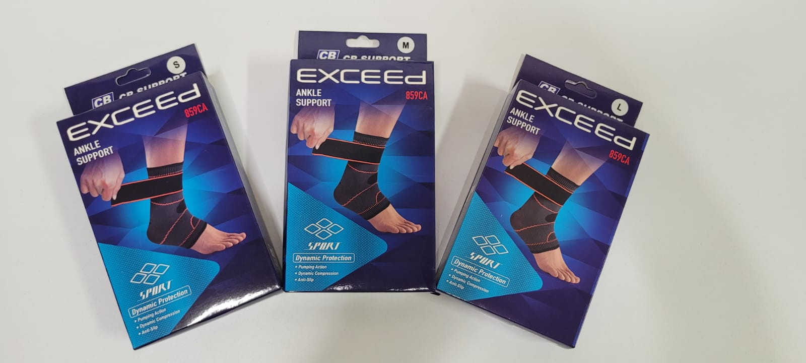 MEDIA TOBILLERA AJUSTABLE NEGRA- NARANJA